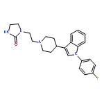 2-Imidazolidinone,1-[2-[4-[1-(4-fluorophenyl)-1H-indol-3-yl]-1-piperidinyl]ethyl]-