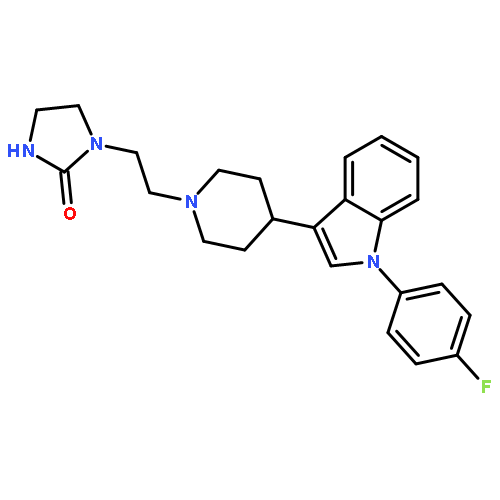 2-Imidazolidinone,1-[2-[4-[1-(4-fluorophenyl)-1H-indol-3-yl]-1-piperidinyl]ethyl]-