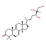 Lanosta-7,9(11)-dien-3-one,24,25,26-trihydroxy-, (24S,25R)-