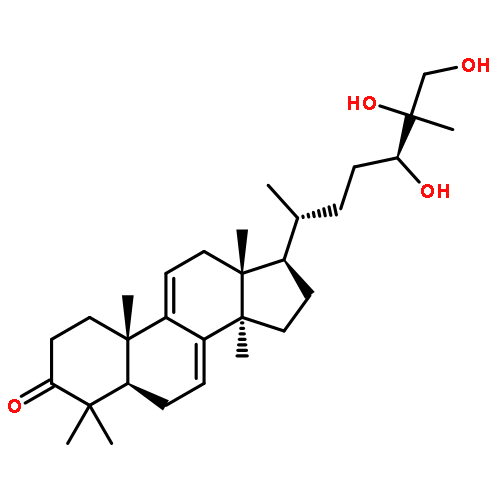 Lanosta-7,9(11)-dien-3-one,24,25,26-trihydroxy-, (24S,25R)-