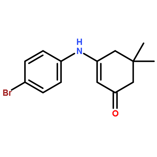 2-Cyclohexen-1-one, 3-[(4-bromophenyl)amino]-5,5-dimethyl-