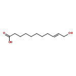 9-Undecenoic acid, 11-hydroxy-, (Z)-