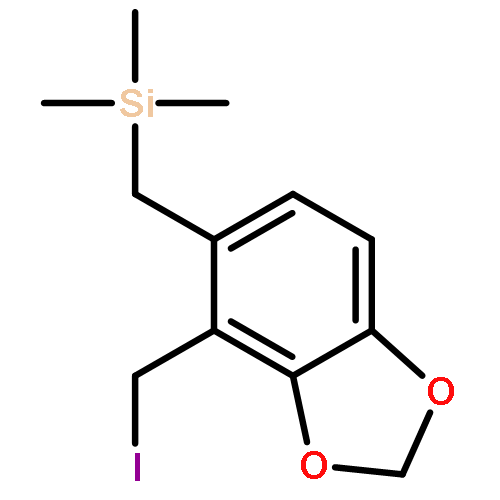 Silane, [[4-(iodomethyl)-1,3-benzodioxol-5-yl]methyl]trimethyl-