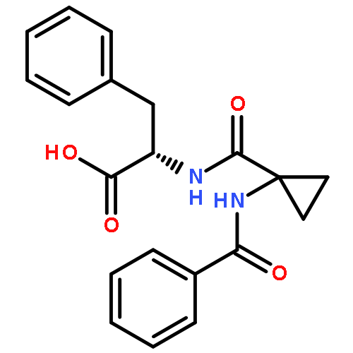 L-PHENYLALANINE, N-[[1-(BENZOYLAMINO)CYCLOPROPYL]CARBONYL]-