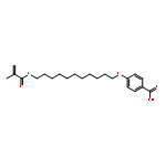 Benzoic acid, 4-[[11-[(2-methyl-1-oxo-2-propenyl)oxy]undecyl]oxy]-