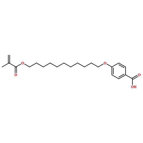 Benzoic acid, 4-[[11-[(2-methyl-1-oxo-2-propenyl)oxy]undecyl]oxy]-