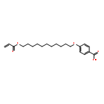 Benzoic acid, 4-[[11-[(1-oxo-2-propenyl)oxy]undecyl]oxy]-