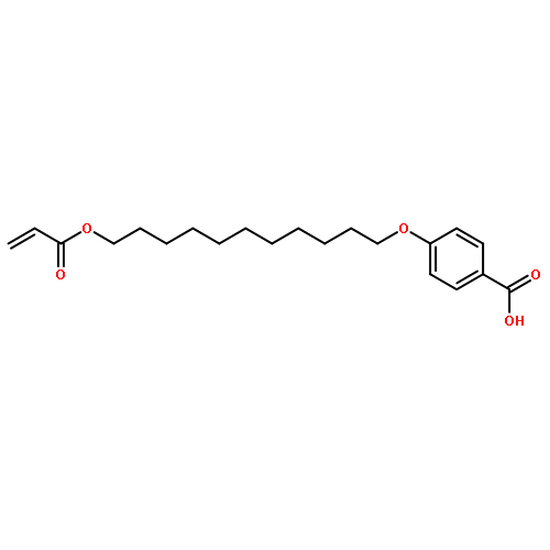 Benzoic acid, 4-[[11-[(1-oxo-2-propenyl)oxy]undecyl]oxy]-