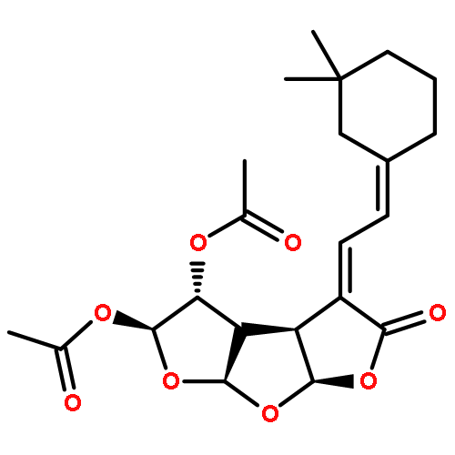 Difuro[2,3-b:3',2'-d]furan-2(3H)-one,4,5-bis(acetyloxy)-3-[(2E)-(3,3-dimethylcyclohexylidene)ethylidene]hexahydro-,(3E,3aS,3bR,4R,5S,6aS,7aR)-