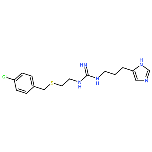 Guanidine,N-[2-[[(4-chlorophenyl)methyl]thio]ethyl]-N'-[3-(1H-imidazol-4-yl)propyl]-