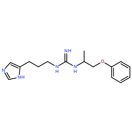 Guanidine, N-[3-(1H-imidazol-4-yl)propyl]-N'-(1-methyl-2-phenoxyethyl)-