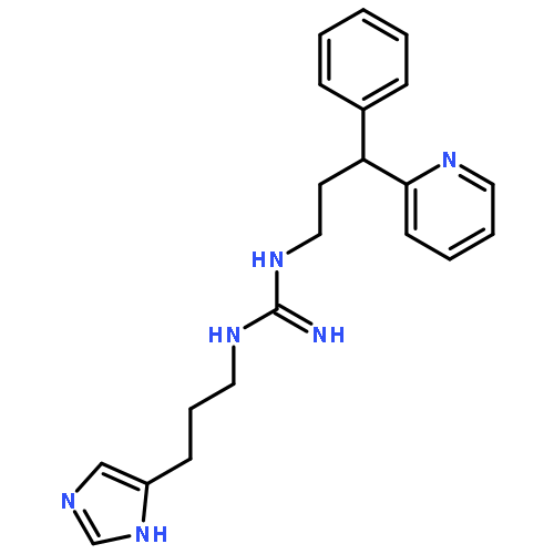 Guanidine,N-[3-(1H-imidazol-4-yl)propyl]-N'-[3-phenyl-3-(2-pyridinyl)propyl]-