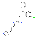 Guanidine,N-[3-(4-chlorophenyl)-3-(2-pyridinyl)propyl]-N'-[3-(1H-imidazol-4-yl)propyl]-