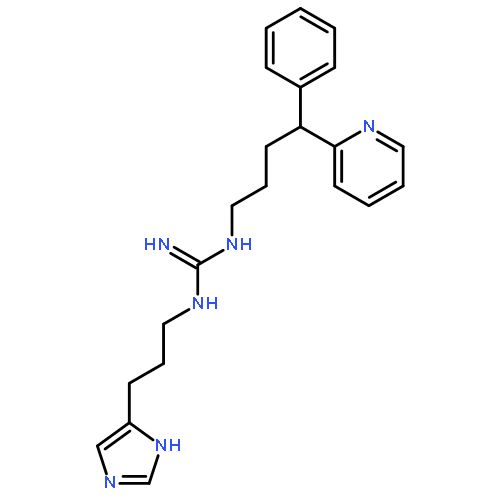 Guanidine,N-[3-(1H-imidazol-4-yl)propyl]-N'-[4-phenyl-4-(2-pyridinyl)butyl]-