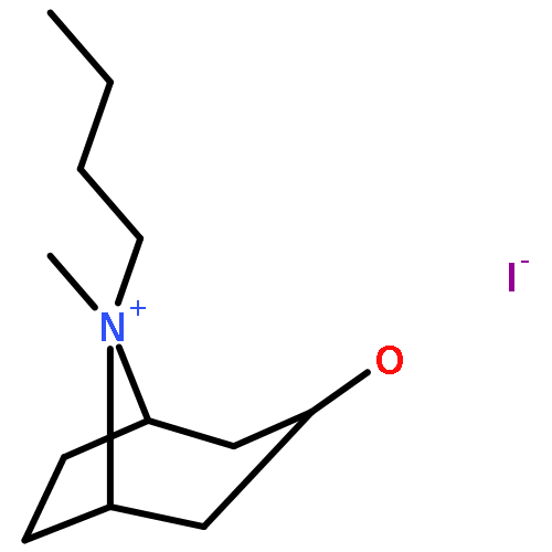 8-Azoniabicyclo[3.2.1]octane, 8-butyl-3-hydroxy-8-methyl-, iodide