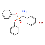 Phosphonic acid, (aminophenylmethyl)-, diphenyl ester, hydrobromide