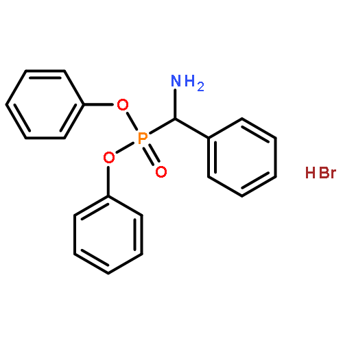 Phosphonic acid, (aminophenylmethyl)-, diphenyl ester, hydrobromide