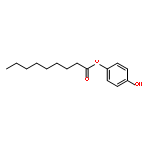 Nonanoic acid, 4-hydroxyphenyl ester