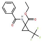 Ethyl (1S,2R)-1-benzamido-2-(trifluoromethyl)cyclopropanecarboxylate