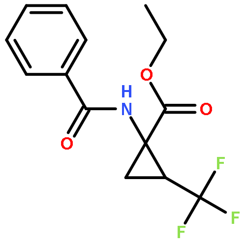 Ethyl (1S,2R)-1-benzamido-2-(trifluoromethyl)cyclopropanecarboxylate