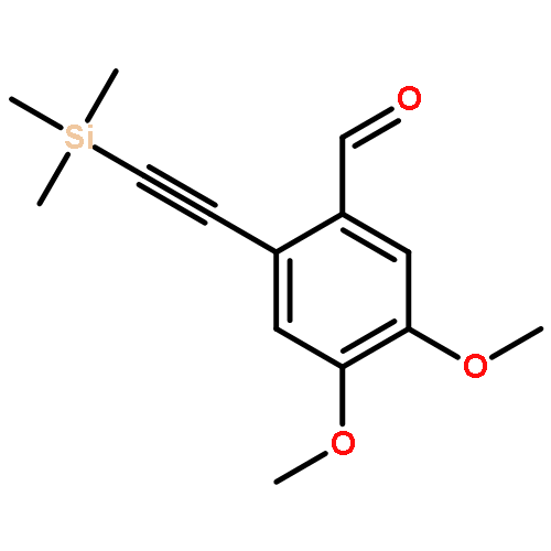 Benzaldehyde, 4,5-dimethoxy-2-[(trimethylsilyl)ethynyl]-