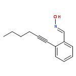 Benzaldehyde, 2-(1-hexynyl)-, oxime