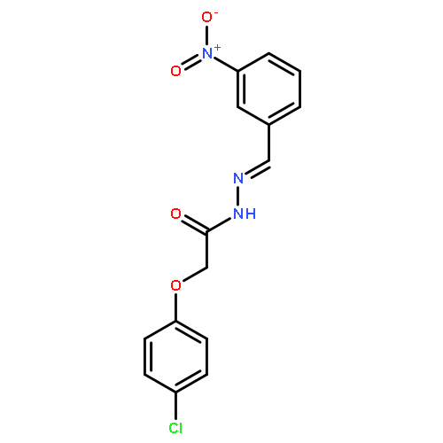 2-(4-Chlorophenoxy)-N'-(3-nitrobenzylidene)acetohydrazide