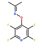 2-Propanone, O-(2,3,5,6-tetrafluoro-4-pyridinyl)oxime