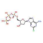 Adenosine5'-(tetrahydrogen triphosphate), 2-chloro-2'-deoxy- (9CI)