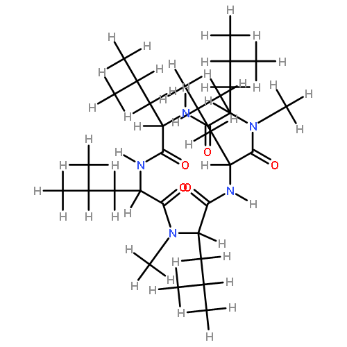 cyclo-(-N-Me-Leu1-Leu1-N-Me-Leu2-Leu2-Leu3-)