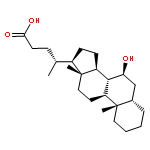 Cholan-24-oic acid, 7-hydroxy-, (5b,7b)-