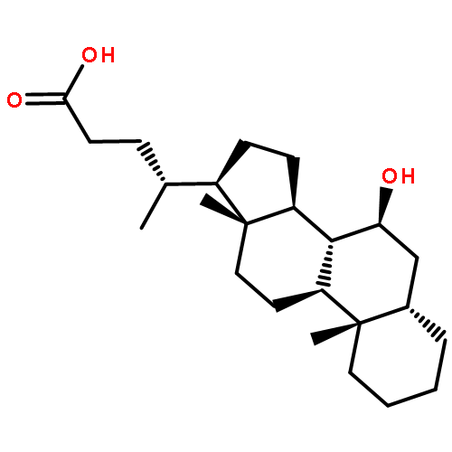 Cholan-24-oic acid, 7-hydroxy-, (5b,7b)-