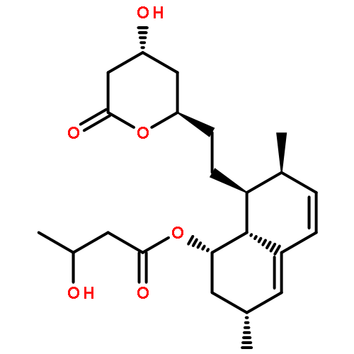 Butanoic acid,3-hydroxy-,(1S,3R,7S,8S,8aR)-1,2,3,7,8,8a-hexahydro-3,7-dimethyl-8-[2-[(2R,4R)-tetrahydro-4-hydroxy-6-oxo-2H-pyran-2-yl]ethyl]-1-naphthalenylester