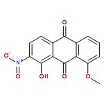 9,10-Anthracenedione, 1-hydroxy-8-methoxy-2-nitro-