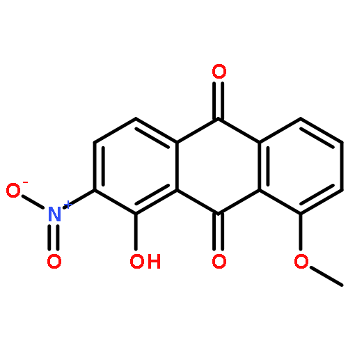 9,10-Anthracenedione, 1-hydroxy-8-methoxy-2-nitro-