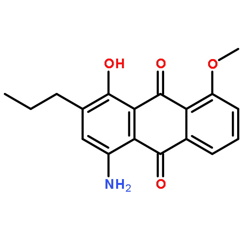 9,10-Anthracenedione, 4-amino-1-hydroxy-8-methoxy-2-propyl-