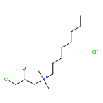 1-Octanaminium, N-(3-chloro-2-hydroxypropyl)-N,N-dimethyl-, chloride