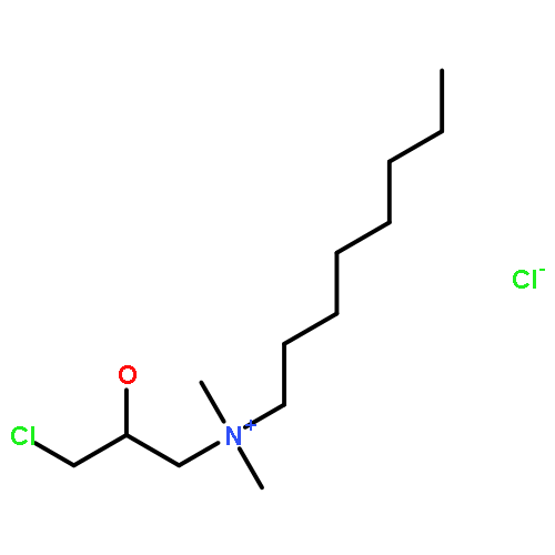 1-Octanaminium, N-(3-chloro-2-hydroxypropyl)-N,N-dimethyl-, chloride