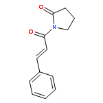 2-Pyrrolidinone, 1-(1-oxo-3-phenyl-2-propenyl)-