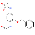 Acetamide, N-[4-[(methylsulfonyl)amino]-2-(phenylmethoxy)phenyl]-