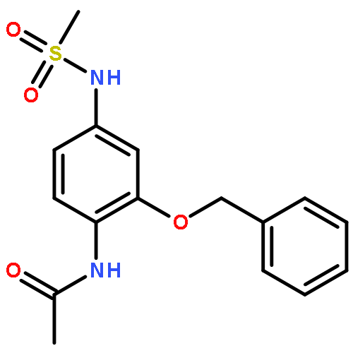 Acetamide, N-[4-[(methylsulfonyl)amino]-2-(phenylmethoxy)phenyl]-