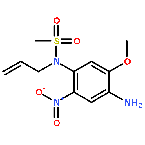 Methanesulfonamide, N-(4-amino-5-methoxy-2-nitrophenyl)-N-2-propenyl-