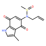 Methanesulfinamide, N-(4,7-dihydro-3-methyl-4,7-dioxo-1H-indol-5-yl)-N-2-propenyl-