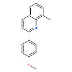 Quinoline, 2-(4-methoxyphenyl)-8-methyl-