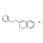 Isoquinolinium, 3,4-dihydro-2-[2-(3-thienyl)ethyl]-, bromide