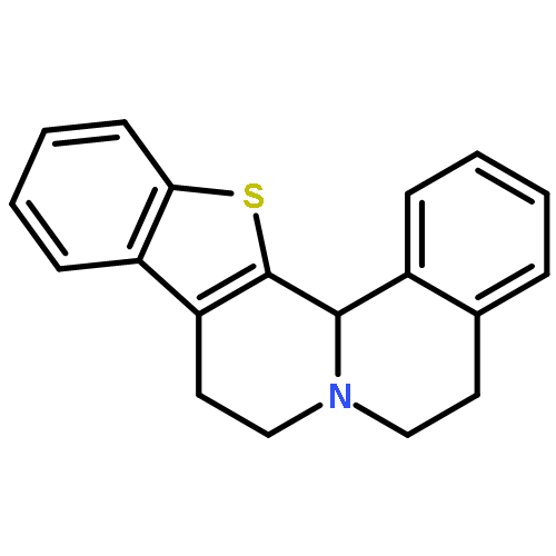 6H-Benzo[a][1]benzothieno[3,2-h]quinolizine, 5,8,9,14b-tetrahydro-