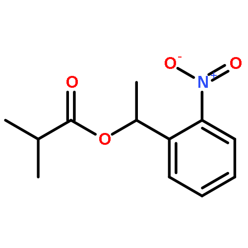 Propanoic acid, 2-methyl-, 1-(2-nitrophenyl)ethyl ester
