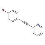 2-[2-(4-bromophenyl)ethynyl]pyridine