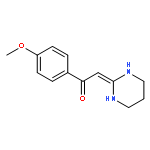 Ethanone, 1-(4-methoxyphenyl)-2-(tetrahydro-2(1H)-pyrimidinylidene)-