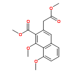 2-Naphthaleneacetic acid, 4,5-dimethoxy-3-(methoxycarbonyl)-, methyl ester